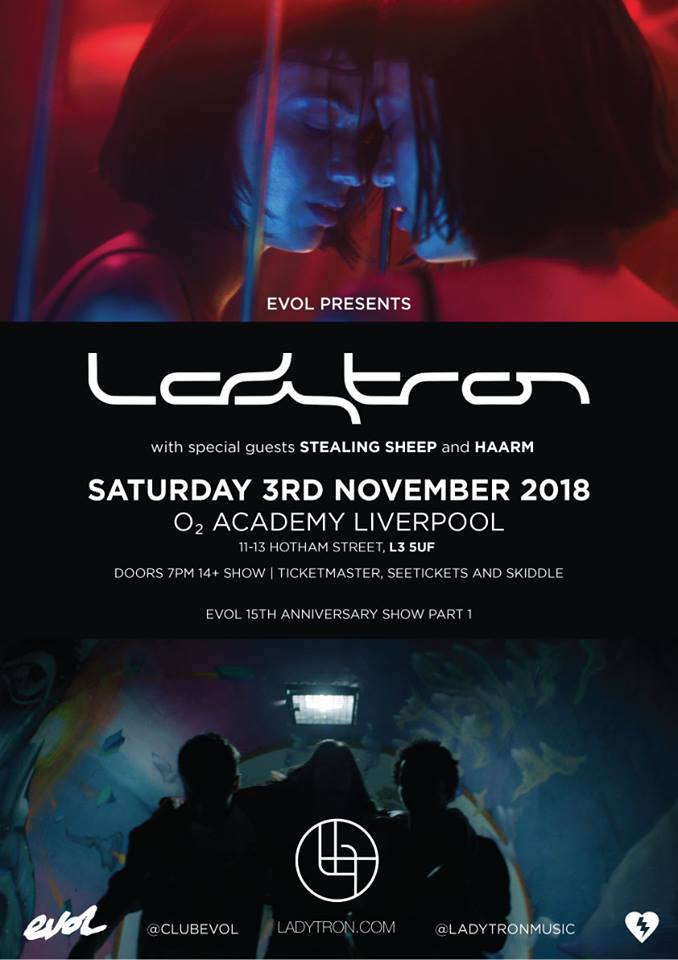Ladytron on Saturday 3rd November at O2 Academy Liverpool